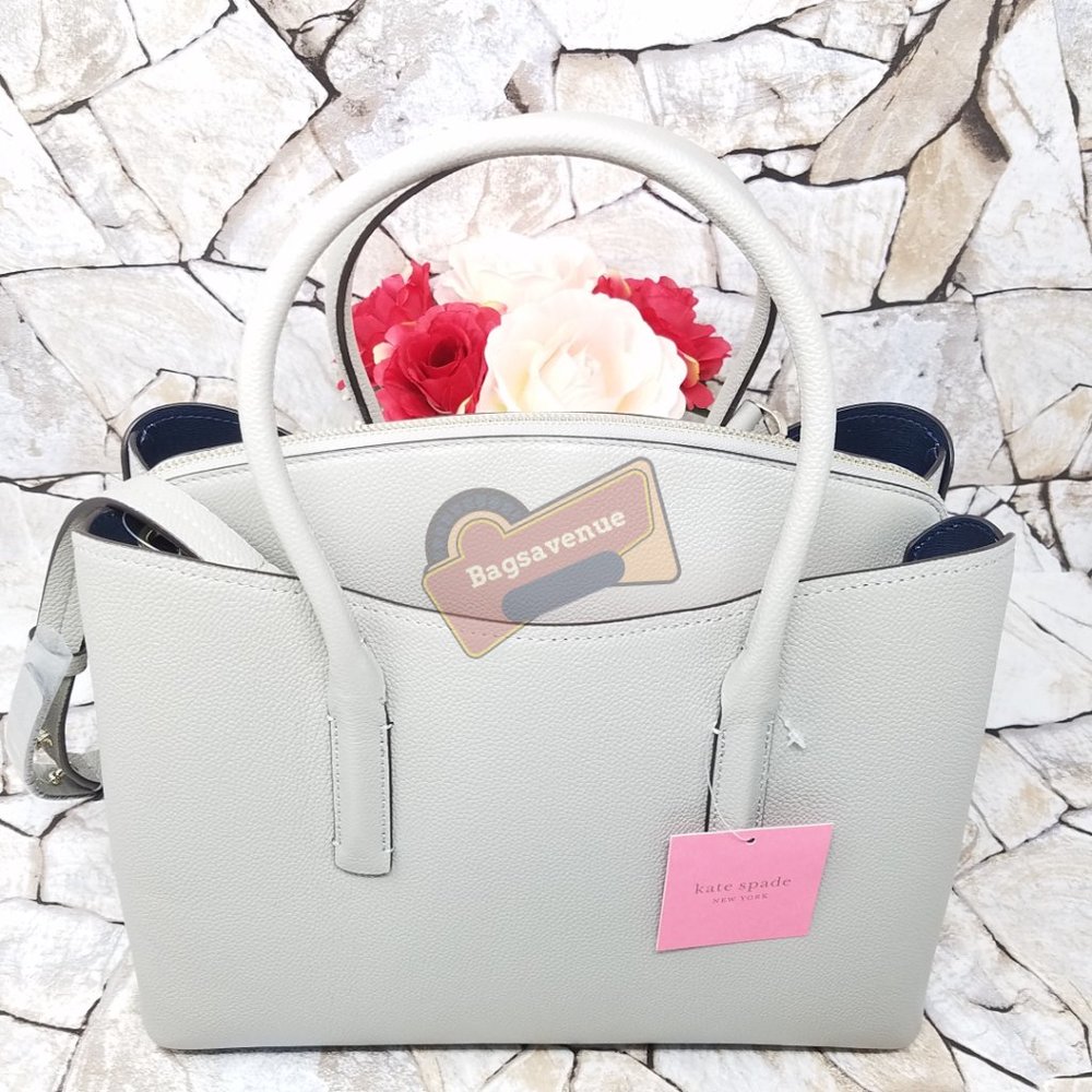 True Taupe Margaux Large Satchel Kate Spade - Picture 11 of 12